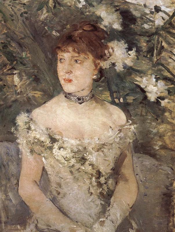 Berthe Morisot The woman dress for ball oil painting image